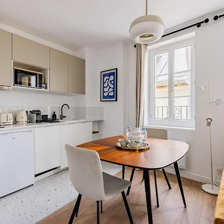 3#apartment 4 People#1br#mouffetard#sorbonne Appartamento